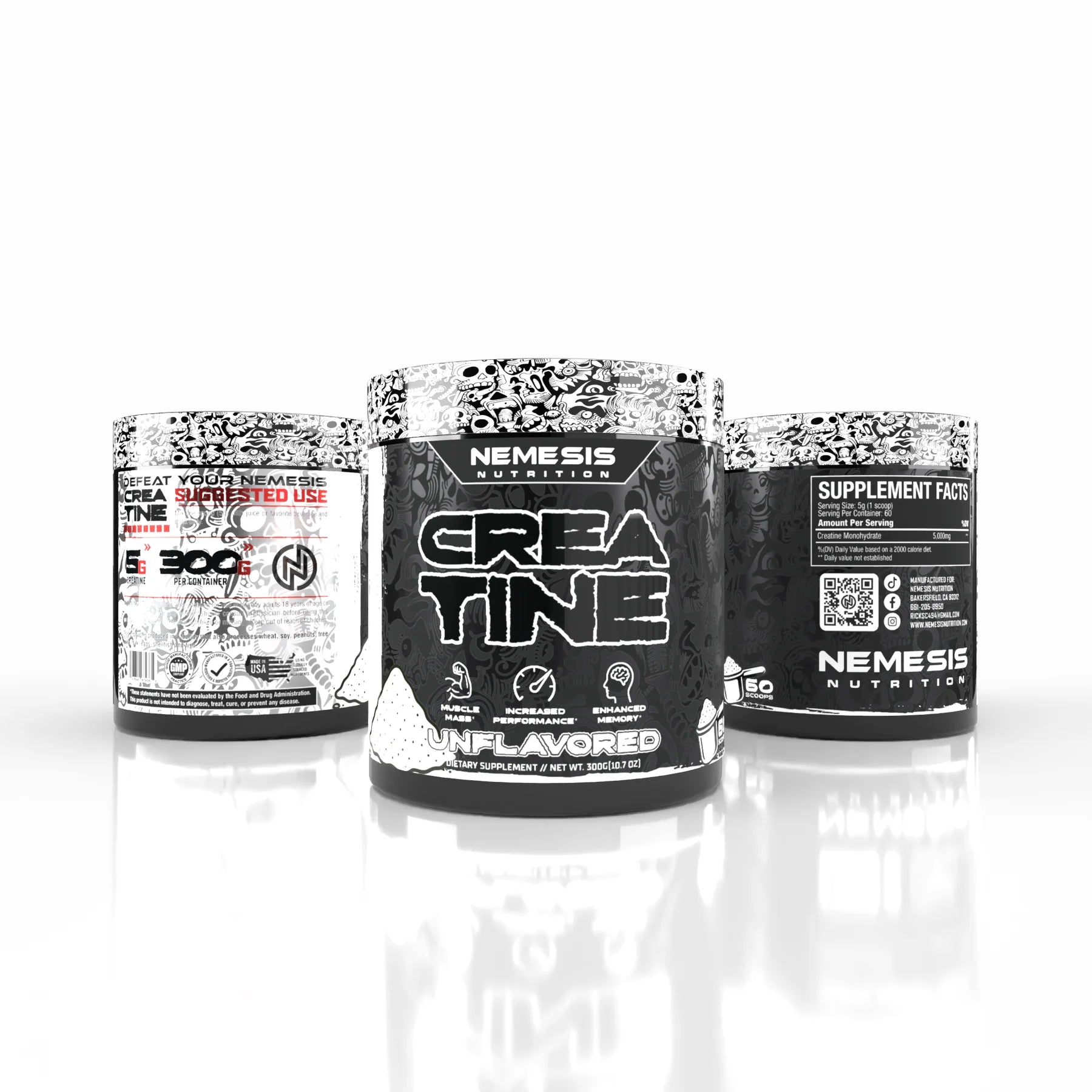 Creatine Monohydrate Nemesis Nutrition