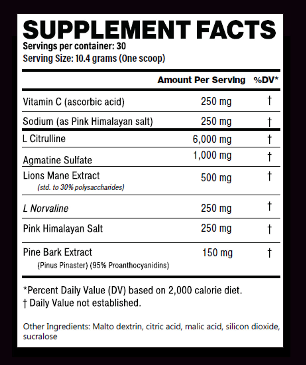 SoCal Supplements Cali Pump