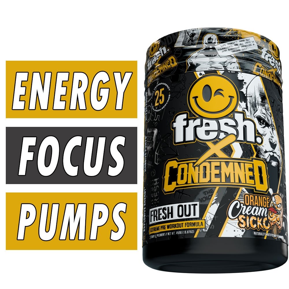 Fresh X Condemned Fresh Out Preworkout
