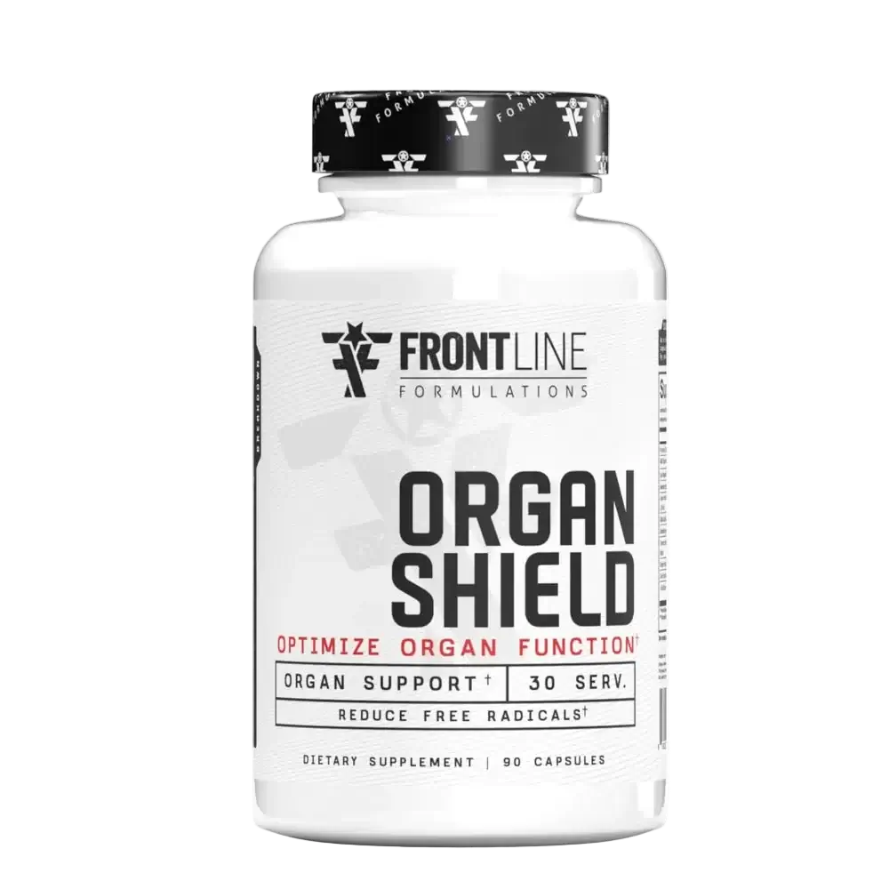 Organ Shield from Frontline Formulations, a prostate health supplement designed to support organ function.
