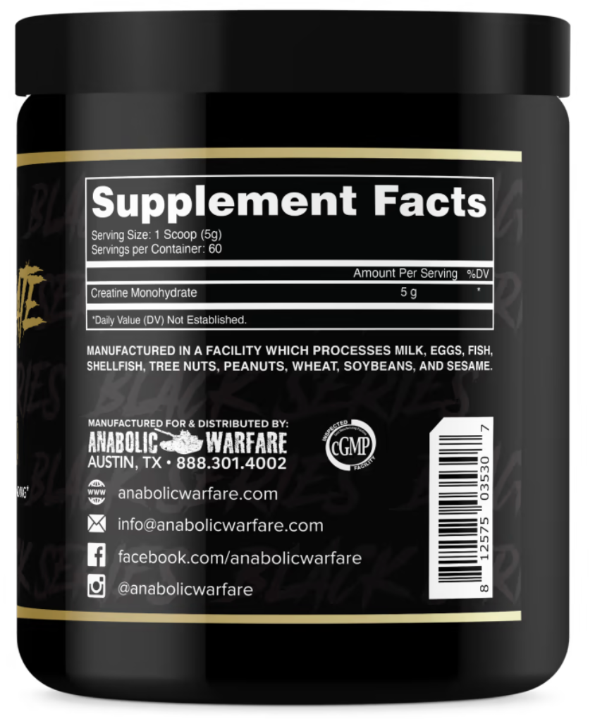 Anabolic Warfare Creatine Monohydrate